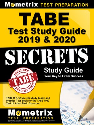 cover image of TABE Test Study Guide 2019 & 2020